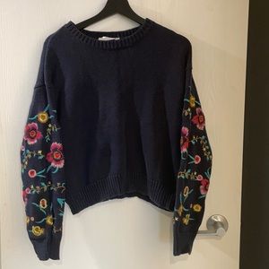 Evereve embroidered sweater